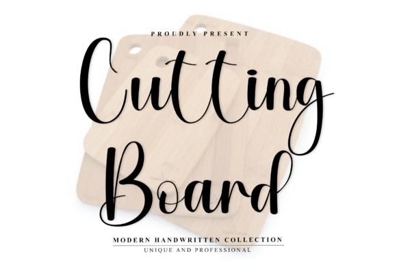 Cutting Board: A Handwritten Font for Engaging Editorial Design