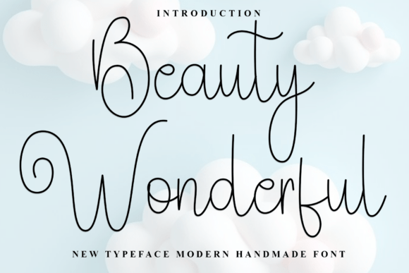 Discovering Beauty Wonderful: A Font for Editorial Elegance