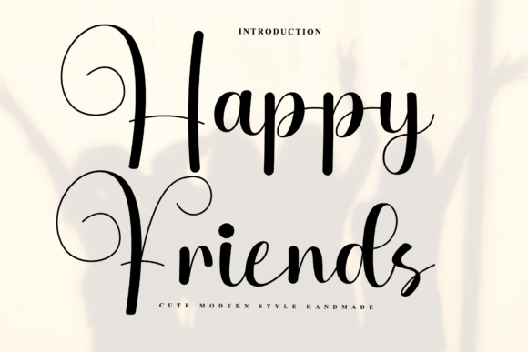 Discovering Happy Friends: A Font for Editorial Elegance