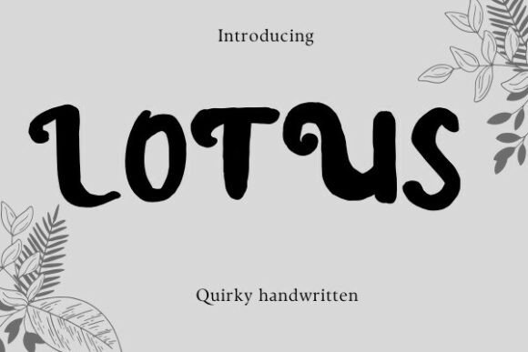 Embrace Elegance with Lotus: A Perfect Font for Editorial Design