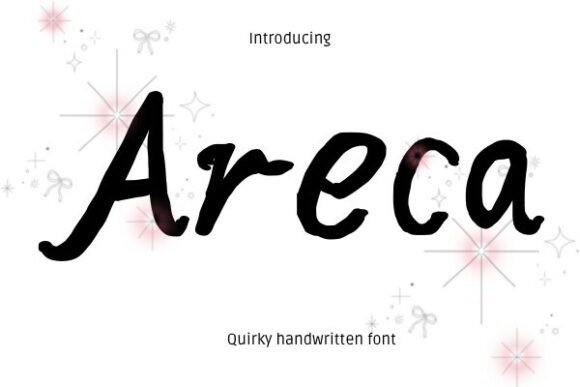 Enhance Your Brand with Areca: A Natural Handwritten Font