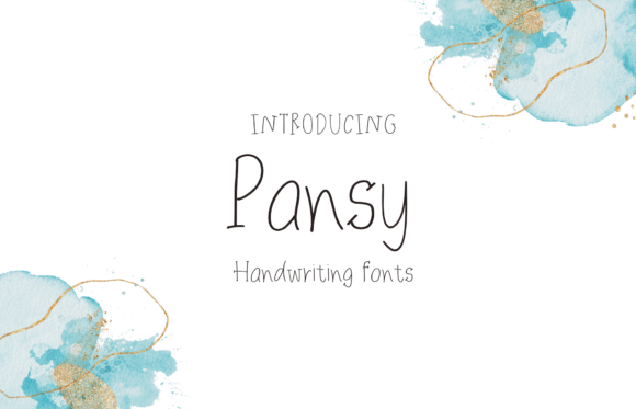 Enhance Your Brand with Pansy: A Charming Handwritten Font