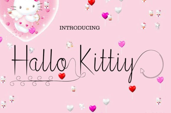 Enhancing Web Design with Hallo Kitty Font