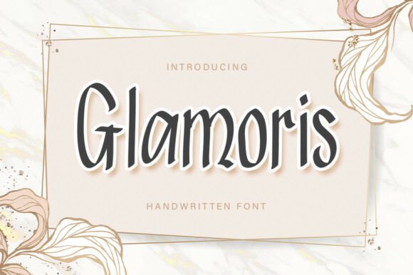 Glamoris: A Handwritten Font for Editorial Elegance