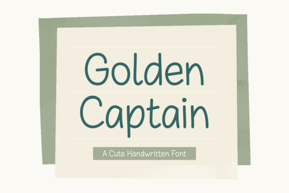 Golden Captain: Elevate Your Brand with a Premium Handwritten Font