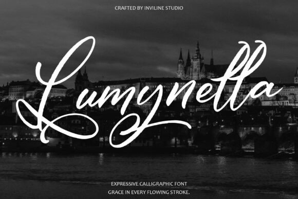 Lumynella: A Calligraphic Script Font for Elegant Campaigns