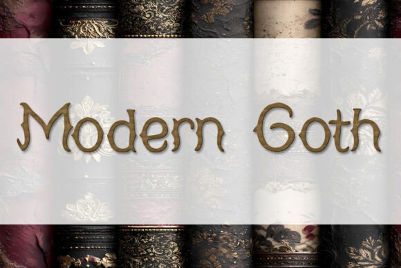 Modern Goth: A Sleek Gothic Typeface for Creative Projects