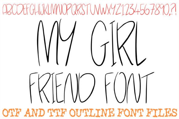 My Girl Friend: A Charming Font for Handmade Creations