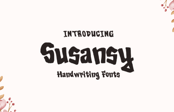 Susansy: A Sweet and Friendly Handwritten Font for Designers