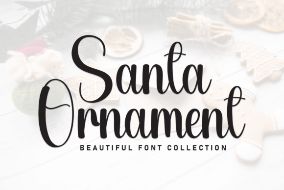 Transform Your Brand with Santa Ornament Font